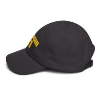 Load image into Gallery viewer, Satoshi 21 (Gold Embroidery) Bitcoin Dad Hat-Dad Hat-fomo21
