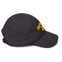 Load image into Gallery viewer, Satoshi 21 (Gold Embroidery) Bitcoin Dad Hat-Dad Hat-fomo21
