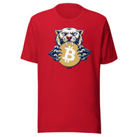 Load image into Gallery viewer, Satoshi 21 Panther Bitcoin Hockey T-Shirt-fomo21

