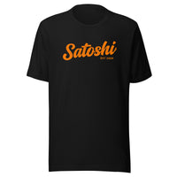 Load image into Gallery viewer, Satoshi EST 2009 Bitcoin T-Shirt-fomo21

