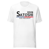 Load image into Gallery viewer, Satoshi For President 2028 Bitcoin T-Shirt-fomo21
