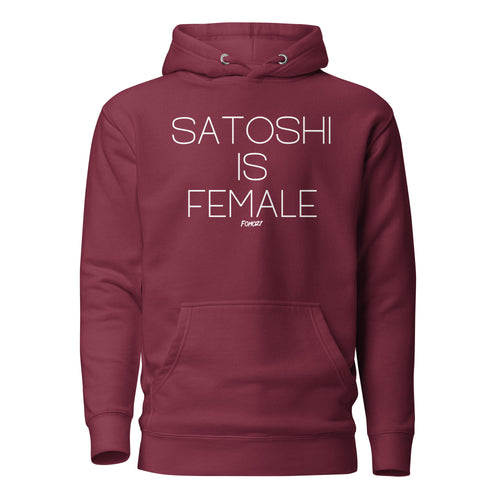 Satoshi Is Female Bitcoin Hoodie Sweatshirt-fomo21