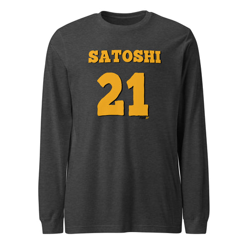 Satoshi Legend 21 Long Sleeve T-Shirt-fomo21