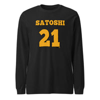 Load image into Gallery viewer, Satoshi Legend 21 Long Sleeve T-Shirt-Long Sleeve T-Shirt-fomo21
