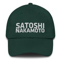Load image into Gallery viewer, Satoshi Nakamoto Bitcoin Dad Hat-fomo21
