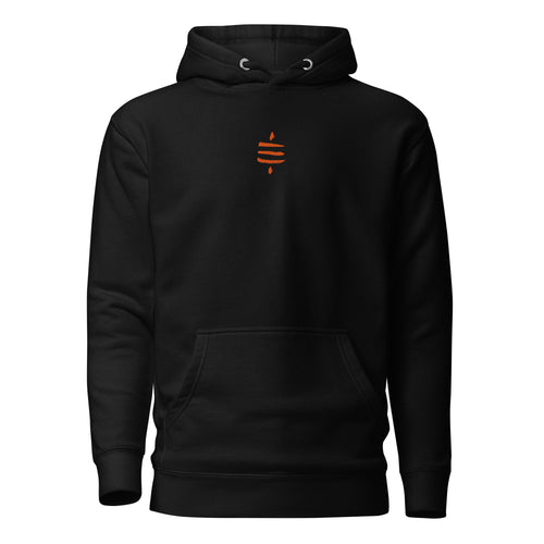 Satoshi Sat Symbol Bitcoin Orange Embroidered Hoodie Sweatshirt-fomo21