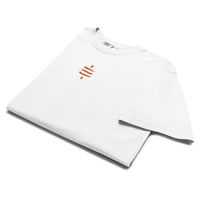 Load image into Gallery viewer, Satoshi Sat Symbol Bitcoin Orange Embroidered T-Shirt-fomo21
