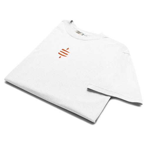 Satoshi Sat Symbol Bitcoin Orange Embroidered T-Shirt-fomo21