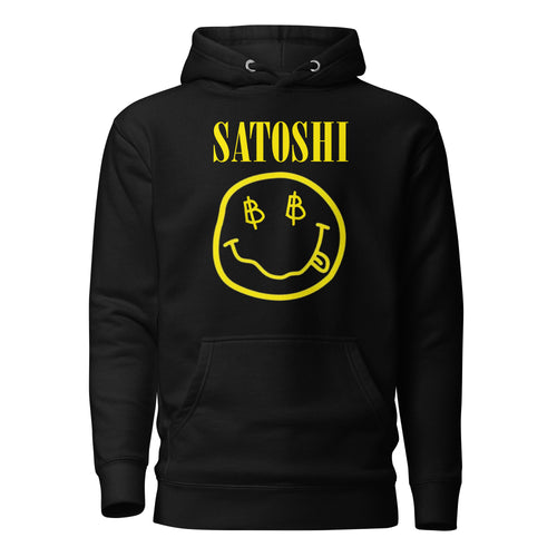 Satoshi Smiley Face Bitcoin Hoodie Sweatshirt-fomo21