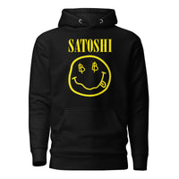 Load image into Gallery viewer, Satoshi Smiley Face Bitcoin Hoodie Sweatshirt-Pullover Hoodie Sweatshirt-fomo21
