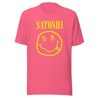 Load image into Gallery viewer, Satoshi Smiley Face Bitcoin T-Shirt-T-Shirt-fomo21
