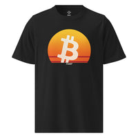 Load image into Gallery viewer, Satoshi Sunset Bitcoin Under Armour Athletic T-Shirt-Athletic T-Shirt-fomo21
