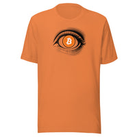 Load image into Gallery viewer, Satoshi's All-Seeing Eye Bitcoin T-Shirt-T-Shirt-fomo21
