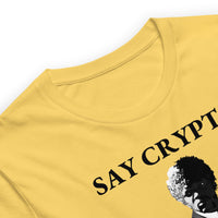 Load image into Gallery viewer, Say Crypto One More Time Bitcoin T-Shirt-fomo21
