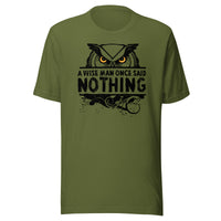 Load image into Gallery viewer, Silent Wisdom Owl Graphic T-Shirt-fomo21
