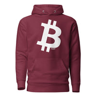 Load image into Gallery viewer, Simple B Bitcoin Hoodie Sweatshirt-Pullover Hoodie Sweatshirt-fomo21
