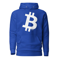 Load image into Gallery viewer, Simple B Bitcoin Hoodie Sweatshirt-Pullover Hoodie Sweatshirt-fomo21
