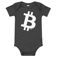 Load image into Gallery viewer, Simple B Bitcoin Infant One Piece-fomo21
