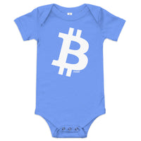 Load image into Gallery viewer, Simple B Bitcoin Infant One Piece-fomo21
