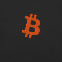 Load image into Gallery viewer, Simple B Bitcoin Orange Embroidered T-Shirt-fomo21
