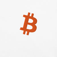 Load image into Gallery viewer, Simple B Bitcoin Orange Embroidered T-Shirt-fomo21
