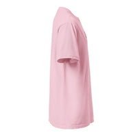 Load image into Gallery viewer, Simple B Bitcoin Pink Embroidered T-Shirt-fomo21
