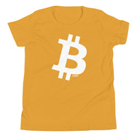 Load image into Gallery viewer, Simple B Bitcoin Youth T-Shirt-fomo21
