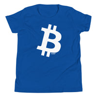 Load image into Gallery viewer, Simple B Bitcoin Youth T-Shirt-fomo21
