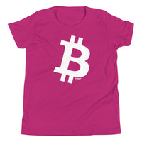 Load image into Gallery viewer, Simple B Bitcoin Youth T-Shirt-fomo21
