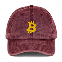 Load image into Gallery viewer, Simply Bitcoin Vintage Hat-fomo21
