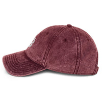 Load image into Gallery viewer, Simply Bitcoin White Embroidery Vintage Hat-Vintage Hat-fomo21
