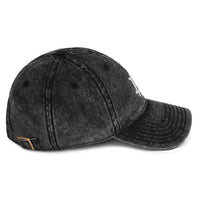 Load image into Gallery viewer, Simply Bitcoin White Embroidery Vintage Hat-Vintage Hat-fomo21
