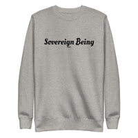 Load image into Gallery viewer, Sovereign Being Bitcoin B Crewneck Sweatshirt-fomo21
