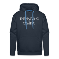 Load image into Gallery viewer, The Halving Bitcoin Hoodie Sweatshirt - navy

