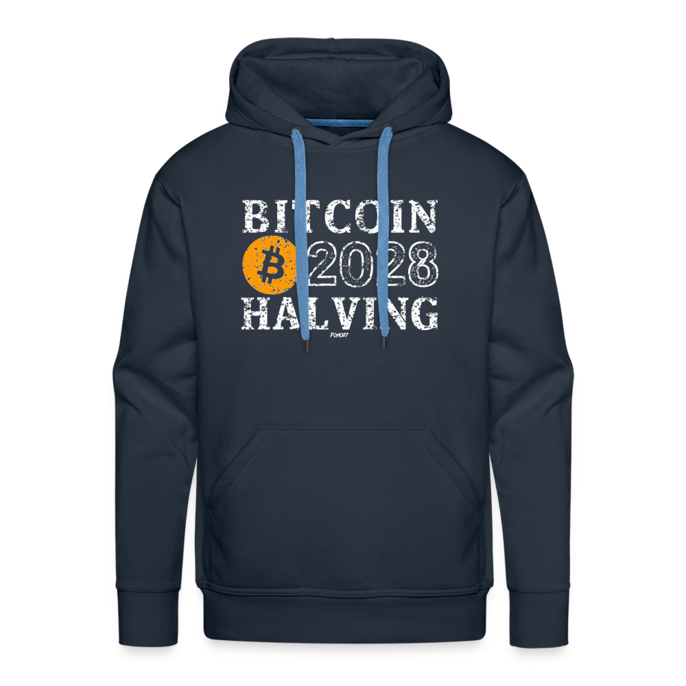 The Halving 2028 Bitcoin Hoodie Sweatshirt - navy