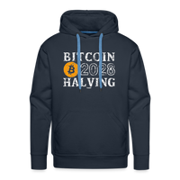 Load image into Gallery viewer, The Halving 2028 Bitcoin Hoodie Sweatshirt - navy
