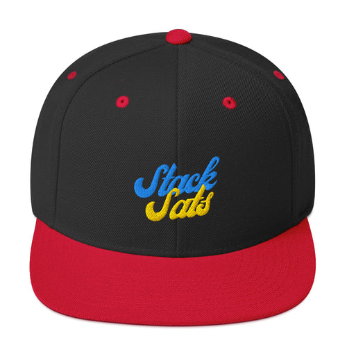 Stack Sats Bitcoin Snapback Hat-fomo21