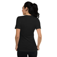 Load image into Gallery viewer, Stack Sats Bitcoin Women's V-Neck T-Shirt-Women's V-Neck T-Shirt-fomo21
