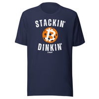 Load image into Gallery viewer, Stackin' and Dinkin' Pickleball Bitcoin T-Shirt-T-Shirt-fomo21
