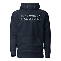 Load image into Gallery viewer, Stay Humble Stack Sats Bitcoin Hoodie Sweatshirt-fomo21

