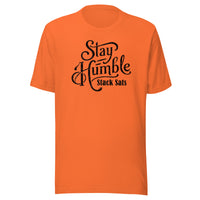 Load image into Gallery viewer, Stay Humble Stack Sats Vintage Script Bitcoin T-Shirt-fomo21
