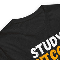 Load image into Gallery viewer, Study Bitcoin T-Shirt-fomo21
