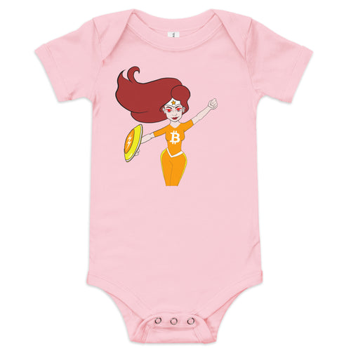 Superwoman Bitcoin Infant One Piece-fomo21