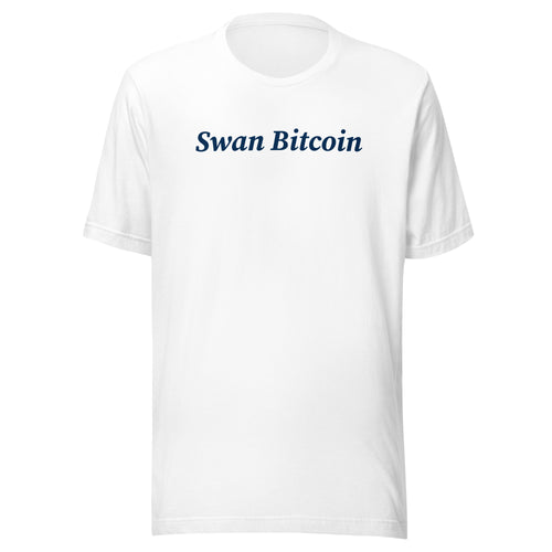 Swan Bitcoin Primary Legacy Wordmark T-Shirt-fomo21