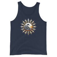 Load image into Gallery viewer, Swan Bitcoin Sun God Men's Tank Top-fomo21
