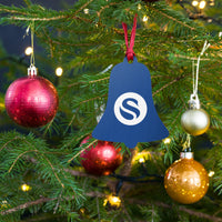 Load image into Gallery viewer, Swan Bitcoin Wooden Christmas Ornament-fomo21
