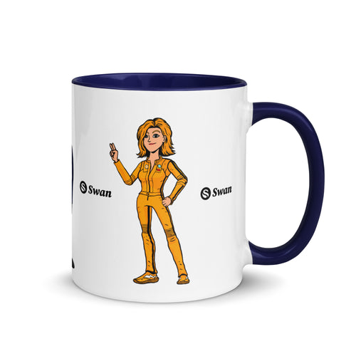 Swan Cartoon Bitcoin Coffee Mug-fomo21