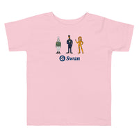Load image into Gallery viewer, Swan Cartoon Bitcoin Toddler T-Shirt-fomo21
