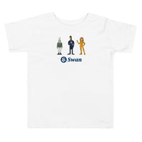 Load image into Gallery viewer, Swan Cartoon Bitcoin Toddler T-Shirt-fomo21

