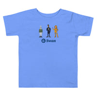 Load image into Gallery viewer, Swan Cartoon Bitcoin Toddler T-Shirt-fomo21
